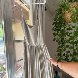Mid length silver party dress!